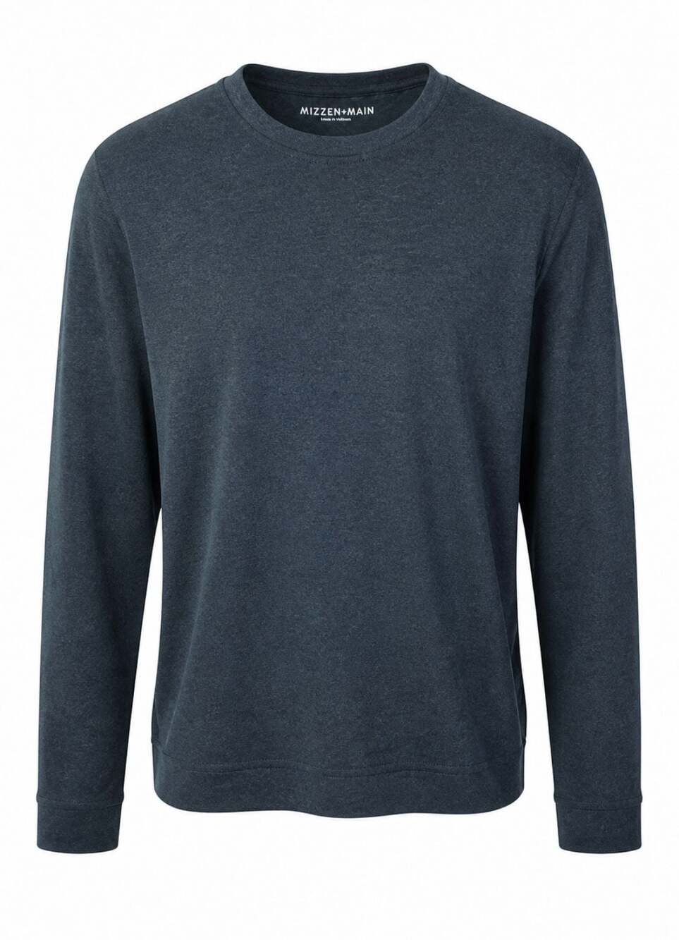 Mizzen + Main Performance Menswear Crewneck Long Sleeve Sweatshirt Sz M